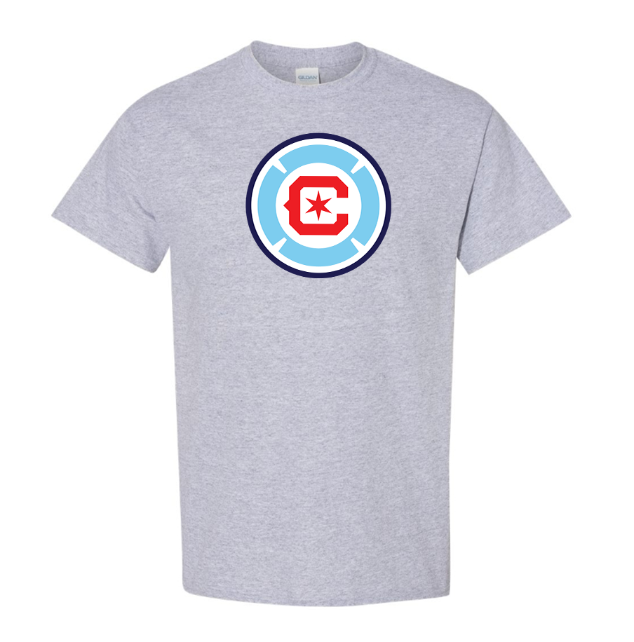 Men's Chicago fire Soccer Cotton  T-Shirt